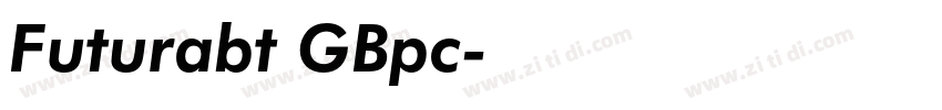 Futurabt GBpc字体转换